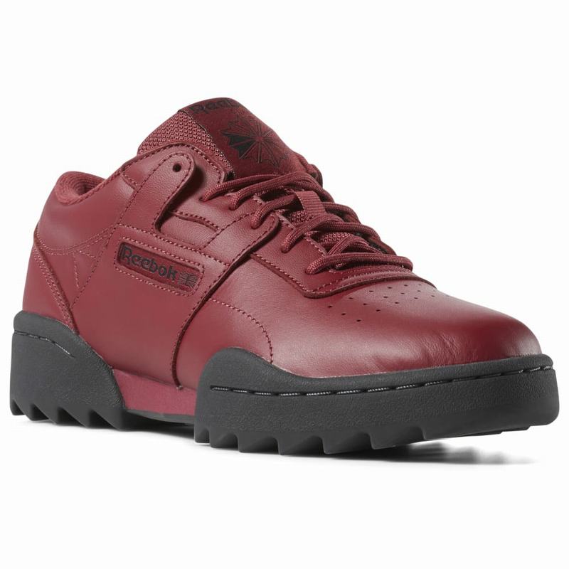 Reebok Workout Ripple Og Shoes Womens Red/Grey India FK9286IU